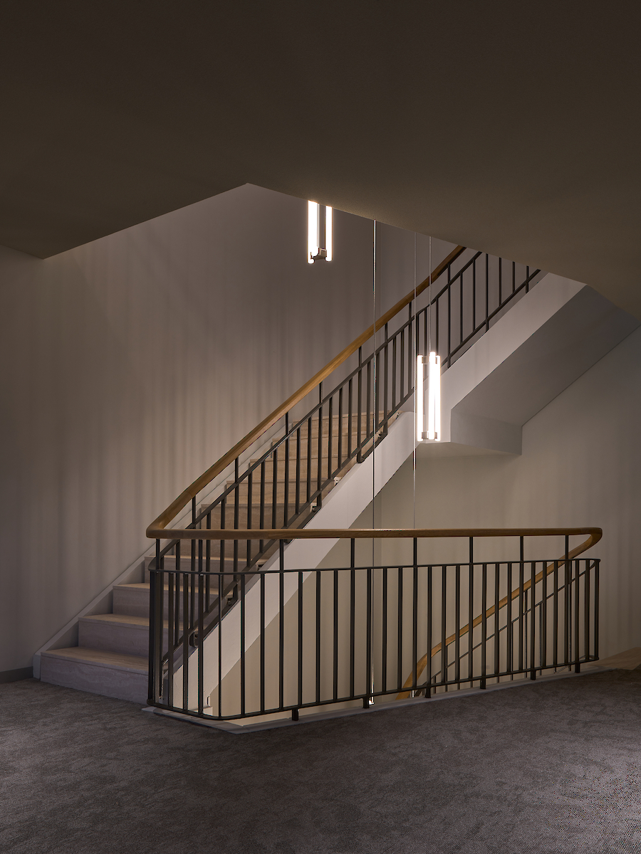 Renovated staircase<br>upper levels